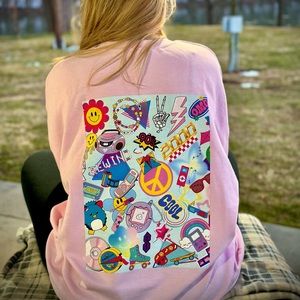 Y2KeraVault 90s Vibes Crewneck